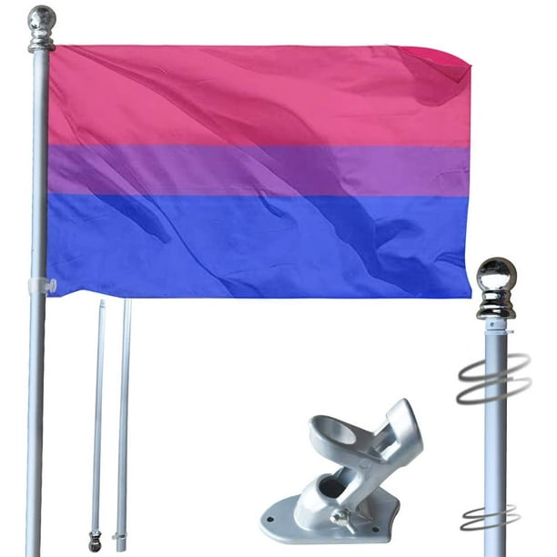 3x5 Bi Bisexual Flag Flags USA 2 PACK Wholesale Lot 3x5 Bi Bisexual Flag